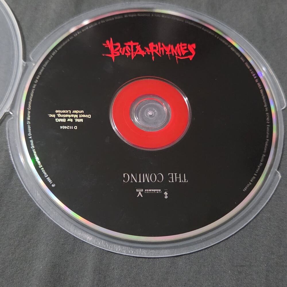 Vtg 1996 Busta Rhymes The Coming CD Rap Hip Hop
